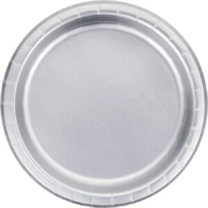 White/Silver Lunch Plates