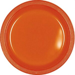 9" Solid Color Plastic Plates 20CT