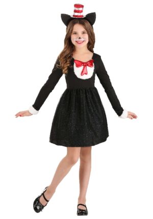 Girls Cat In The Hat Costume