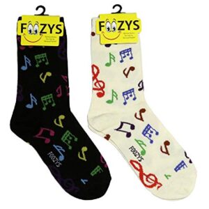 Music Notes Adult Socks