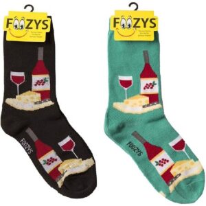Wine Time Adult Socks