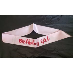 Birthday Girl Sash