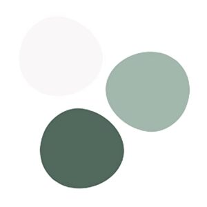 Green/White Jumbo Metallic Confetti