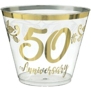 50th Anniversary Plastic Tumblers