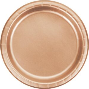 Rose Gold Foil 9" Plates