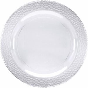 Clear Pebble 9" Plates