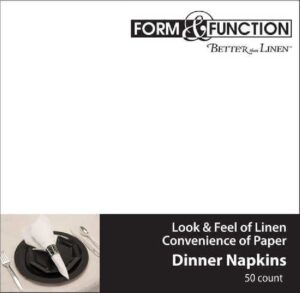 Airlaid White Dinner Napkins 50ct