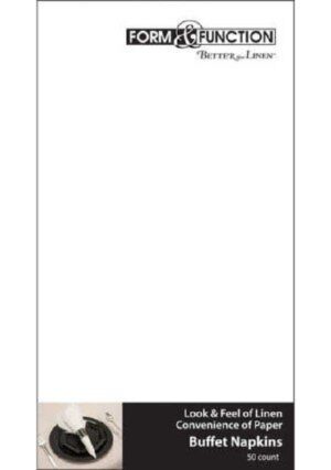 Airlaid White Buffet Napkins 50ct