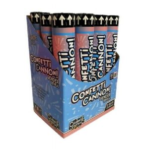 12" Blue Confetti Cannon
