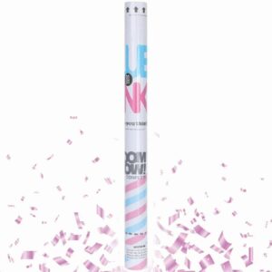24" Pink Confetti Cannon