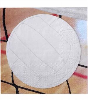 Vollyball Beverage Napkins 16CT