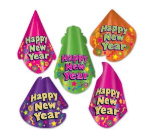 Color-Brite New Year Hat Assortment 50CT