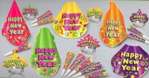 Color Splash New Year Party Assortment For 10 People