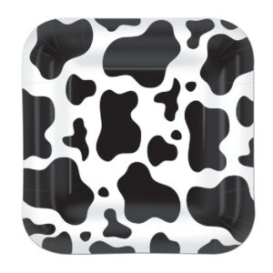 Cow Print 7" Plates