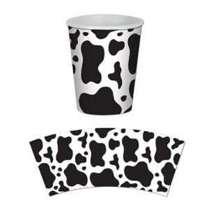 9oz Cups Cow Print