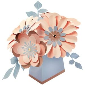 Rose Gold Floral Deluxe Centerpiece