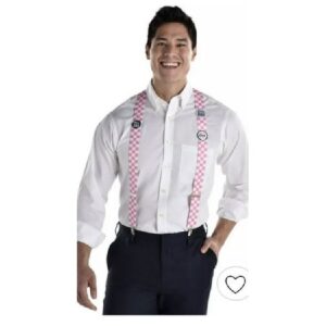 Dad Suspenders Pink