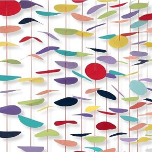 Rainbow Large Tissue Circle 6'x8' Backdrop