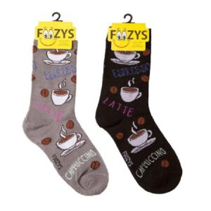 Hot Coffee Adult Crew Socks