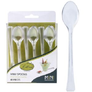 Clear Mini Spoon Box  48CT