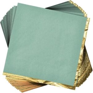 Hot Stamp Border Beverage Napkins