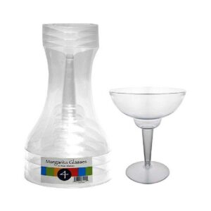 12oz Clear Margarita Glasses 4CT