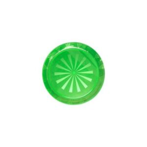 12" Neon Green Round Trays