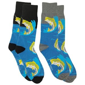 Bass Fishing Adult Socks