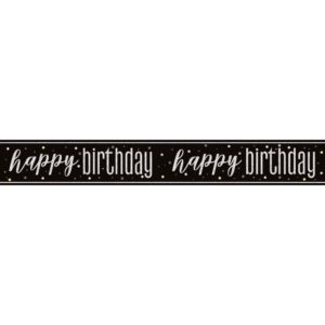 Birthday Glitz Prism Foil Banner Happy Birthday 9FT