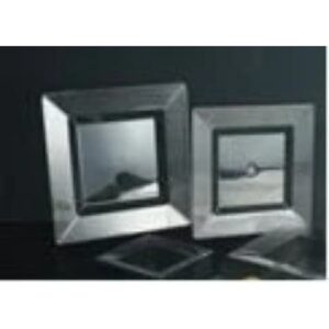 Crystal Clear Square  65" Plate 16ct