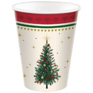 18oz Elegant Evergreen Plastic Cup 25CT