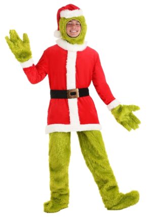 Grinch Santa Adult Costume